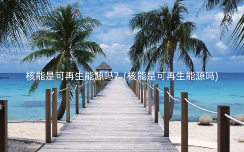核能是可再生能源吗？(核能是可再生能源吗)