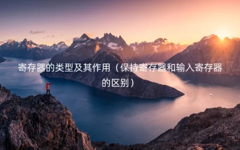寄存器的类型及其作用（保持寄存器和输入寄存器的区别）